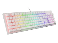 Механична геймърска клавиатура Genesis Thor 303 White RGB Backlight US Layout Brown Switch - NKG-1861