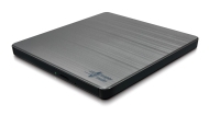 Външно оптично устройство Hitachi-LG GP60 USB3.0 CD/DVD Slim, сребрист - GP60NS60.AUAE12S