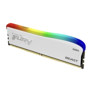 RAM памет Kingston 8GB DDR4 PC4-28800 3600MHz CL17 FURY Beast White RGB - KF436C17BWA/8
