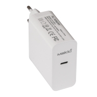 Универсално зарядно за стена Makki  USB Type-C 65W White - MAKKI-GN65W - MAKKI-GN65W