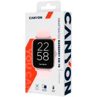 Смарт часовник Canyon Barberry SW-79 1.69" TFT full touch screen, розов - CNS-SW79PP