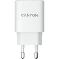 Зарядно за стена Canyon с  USB A QC3.0 18W, бял - CNE-CHA18W