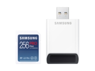 SD карта Samsung 256GB SD PRO Plus + Reader, Class10, Read 160MB/s - Write 120MB/s - MB-SD256KB/WW