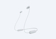 Безжични слушалки Sony Headset WI-C100, white - WIC100W.CE7