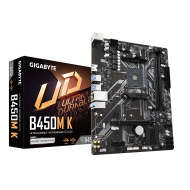 Дънна платка Gigabyte B450M K AM4, 2 x DDR4, rev. 1.0