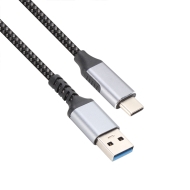  Кабел VCom USB 3.2 Gen2 Тype-C / USB AM, 10Gbps, Black - CU401M-1m