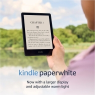 eBook четец Kindle Paperwhite 2022, 6.8", 16GB, WiFi, Регулируема светлина, Bluetooth, IPX8, Черен