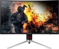 Монитор Aopen powered by Acer 27HC2URPbmiiphx, 27'' 16:9, 165Hz, VA LED QHD 2560x1440 400nit, 1500R Curve, 4ms, FreeSync Premium, DVI, HDMI, DP, 2x3W, Black/Silver - UM.HW2EE.P02