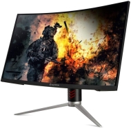 Монитор Aopen powered by Acer 27HC2URPbmiiphx, 27'' 16:9, 165Hz, VA LED QHD 2560x1440 400nit, 1500R Curve, 4ms, FreeSync Premium, DVI, HDMI, DP, 2x3W, Black/Silver - UM.HW2EE.P02