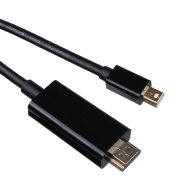 Кабел VCom Mini Display Port M / HDMI M 4K 2160p - CG615L-1.8m-4K Black