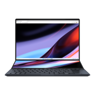 Лаптоп Asus ZenBook PRO 14 DUO UX8402VV-OLED-P951X, Intel i9-13900H, 14.50" WQXGA+ 16:10 120Hz, 32GB RAM, 2TB SSD, NVIDIA Geforce RTX 4060 8GB GDDR6, Win 11 Pro - 90NB1172-M003W0