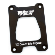 Монтажна рамка Thermal Grizzly Ryzen 7000 Direct Die Frame, Алуминий, Черен - DDF-R7000-R