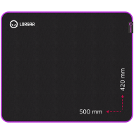 Геймърски пад Lorgar Main 315, High-speed surface, Purple anti-slip rubber base, 500mm x 420mm x 3mm - LRG-GMP315