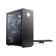 Геймърски компютър OMEN by HP GT15-1005nu Black Glass, Intel i7-13700F, 16GB DDR5 RAM, 512GB SSD, NVIDIA GeForce RTX 4070 Ti 12GB, Wifi 6 ax 2x2, HP Keyboard & HP Mouse, Free DOS - 8H9E3EA
