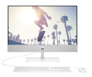 All in One компютър HP Pavilion All in One 24-ca0013nu Snowflake White, AMD Ryzen 7 5700, 23.8