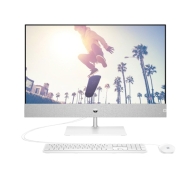 All in One компютър HP AIO 27-cb0000nu Starry White, AMD Ryzen 5 5500U, 27