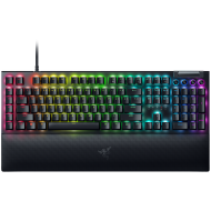 Геймърска клавиатура Razer BlackWidow V4, RGB, 6 Macro Keys, Detachable Type C Cable - RZ03-04690100-R3M1