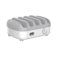 Зарядна станция за мобилни устройства Charger Station 220VOrico 5 x USB 40W White - DUK-5P-EU-WH