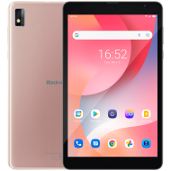 Таблет Blackview Tab 6 LTE+WiFi 3GB/32GB, 8" HD+ 800x1280 IPS, Quad-core, 2MP Front/5MP Back Camera, Battery 5580mAh, Type-C, Android 11, Dual SIM, SD card slot, Gold - BVTAB6-GD