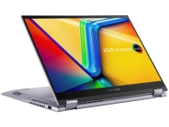 Лаптоп Asus VivoBook S14 FLIP TN3402YA-OLED-KN731W, AMD Ryzen 7 7730U, 14" 2.8K OLED 16:10 Touch, 8GB RAM, 512GB SSD, Win 11 Home - 90NB1112-M002D0
