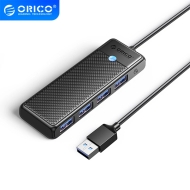 Хъб Orico HUB USB3.0 4 port Black - PAPW4A-U3-015-BK-EP