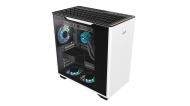 Кутия за компютър  In Win A5 White Mid Tower, Tempered Glass, Aluminium, PC-ABS, WHITE