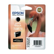  Консумативи за мастилоструен печат Epson T0878 Matte Black Ink Cartridge - Retail Pack (untagged) for Stylus Photo R1900 - C13T08784010