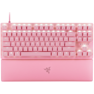 Геймърска клавиатура Razer Huntsman V2 Tenkeyless Pink, Linear Optical Switches Gen-2, Razer Chroma RGB - RZ03-03942000-R3M1