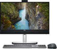 Компютър Dell Optiplex 7410 AIO, Intel i7-13700, 23.8" FHD Touch, 16GB DDR5 RAM, 512GB SSD, FHD Camera, WiFi 6E, BT, безжична клавиатура и мишка, Ubuntu - N004O7410AIO65WEMEA_VP_UBU