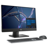 Компютър Dell Optiplex 5400 AIO, Intel i5-12500, 23.8" FHD, 8GB DDR4 RAM, 256GB SSD, FHD Camera, WiFi 6E, BT, безжична клавиатура и мишка, Ubuntu - N003O5400AIO_VP_UBU