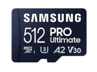 SD карта Samsung 512GB micro SD Card PRO Ultimate with Adapter , UHS-I, Read 200MB/s - Write 130MB/s, U3, V30, A2 - MB-MY512SA/WW