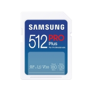 SD карта Samsung 512GB SD Card PRO Plus, UHS-I, Class10, Read 180MB/s - Write 130MB/s - MB-SD512S/EU