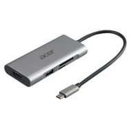 Докинг станция Acer 7in1 Type C dongle: 1 x HDMI, 3 x USB3.2, 1 x SD/TF, 1 x PD - HP.DSCAB.008