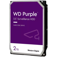 Твърд диск Western Digital Purple 2TB, 3.5'', 64MB, 5400 RPM, SATA 6Gb/s  - WD23PURZ