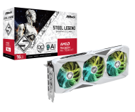 Видео карта AsRock AMD Radeon RX 7600 XT Steel Legend 16G OC, 16GB GDDR6, 128bit  - RX7600XT SL 16GO