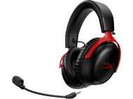 Безжични геймърски слушалки HyperX, Cloud III, микрофон, черен/червен - 77Z46AA