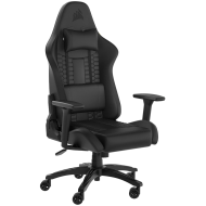 Геймърски стол Corsair TC100 RELAXED, Leatherette, Black - CF-9010050-WW