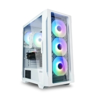 Кутия за компютър Zalman I3 NEO TG White, ATX, aRGB, Tempered Glass - ZM-I3-NEO-TG-White
