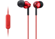 Слушалки Sony Headset MDR-EX110AP red