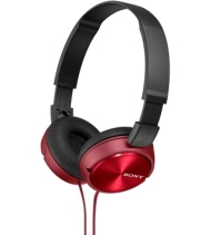 Слушалки Sony Headset MDR-ZX310 red
