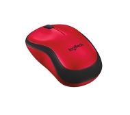 Logitech Wireless Mouse M220 Silent, red