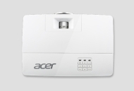 Acer Projector P1185, DLP, SVGA (800x600), 20000:1, 3300 ANSI Lumens, 3D, HDMI/MHL, VGA, RCA, S-Video, PC Audio, USB (Mini-B), Speaker, Bag, White