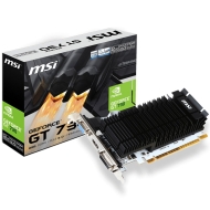 MSI Video Card GeForce GT 730 DDR3 2GB/64bit, 902MHz/1600MHz, PCI-E 2.0 x16, HDMI, DVI-D, VGA, Heatsink, Low-profile, Retail