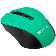 CANYON Mouse CNE-CMSW1(Wireless, Optical 800/1000/1200 dpi, 4 btn, USB, power saving button), Green