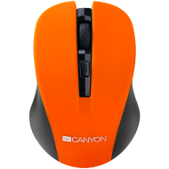 CANYON Mouse CNE-CMSW1(Wireless, Optical 800/1000/1200 dpi, 4 btn, USB, power saving button), Orange