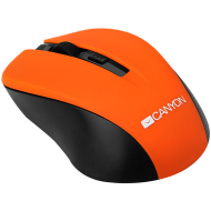 CANYON Mouse CNE-CMSW1(Wireless, Optical 800/1000/1200 dpi, 4 btn, USB, power saving button), Orange