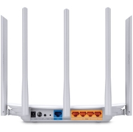 AC1350 Dual Band Wireless Router, 867Mbps at 5GHz + 450Mbps at 2.4GHz, 802.11ac/a/b/g/n,4-port LAN , 3x 2.4HGz External Antennas; 2x5GHz External Antennas