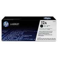 HP 12A Black LaserJet Toner Cartridge