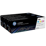 HP 128A CYM Tri-Pack LaserJet Toner Cartridge