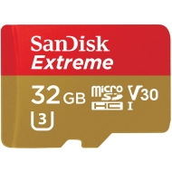Карта памет 32GB Sandisk Extreme 100 mb/s micro SD с Adapter